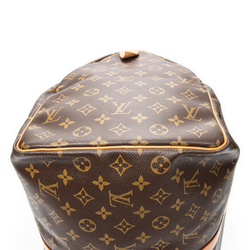Travel Bag Keepall 50 Brown Monogram Canvas