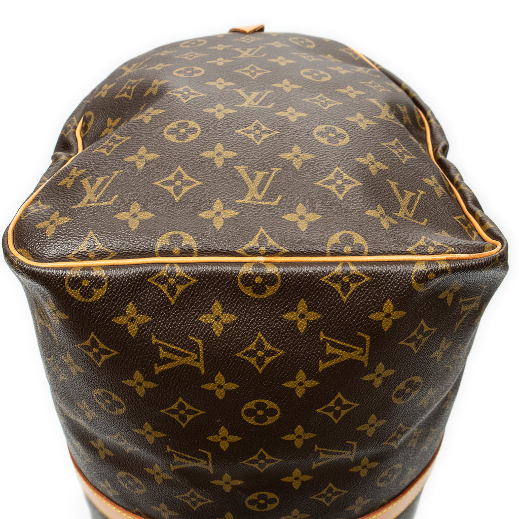 Travel Bag Keepall 55 Brown Monogram Canvas