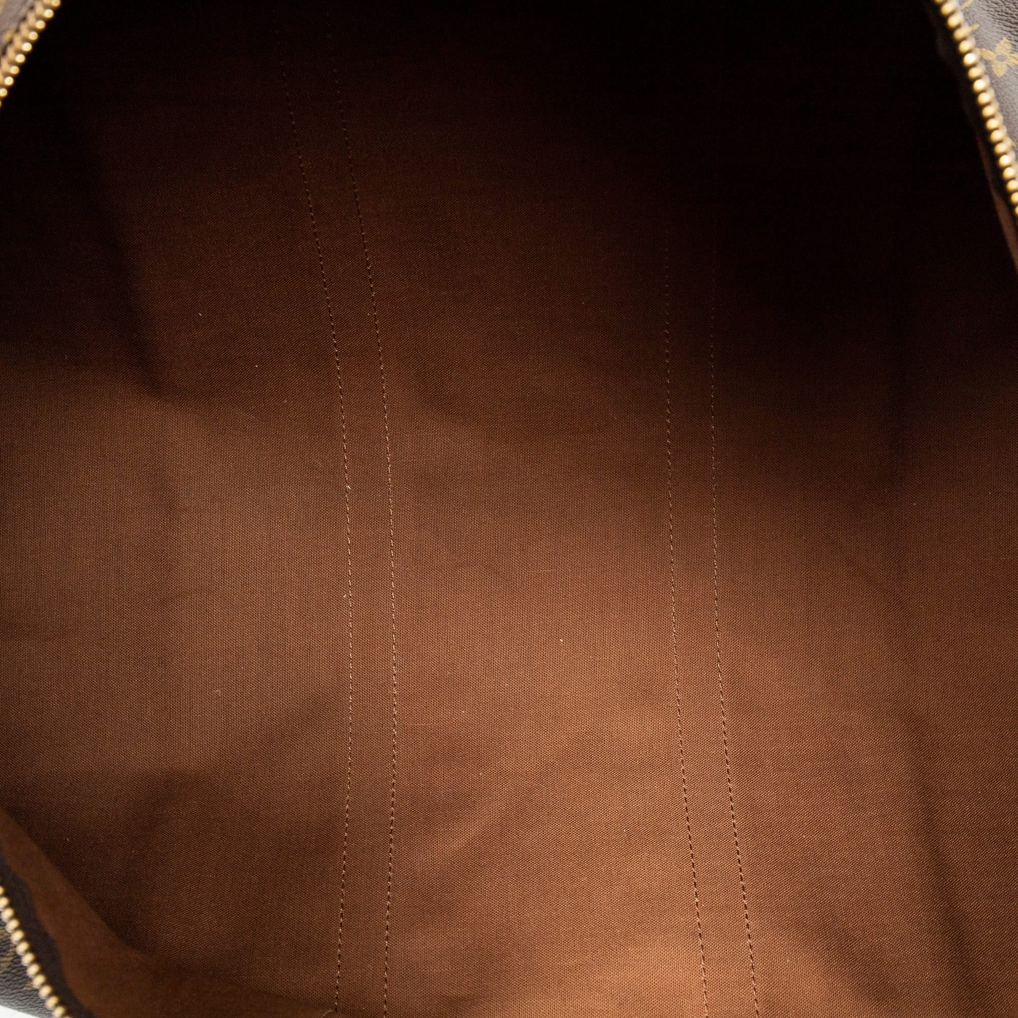 Travel Bag Keepall 55 Brown Monogram Canvas