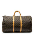 Travel Bag Keepall 60 Brown Monogram Canvas
