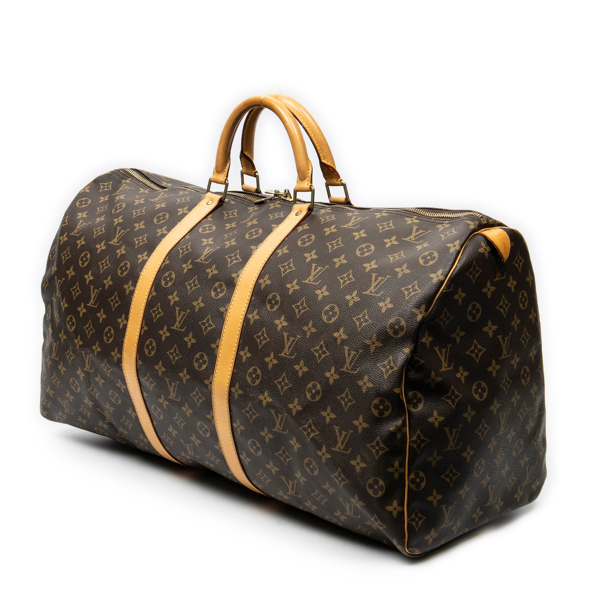 Travel Bag Keepall 60 Brown Monogram Canvas