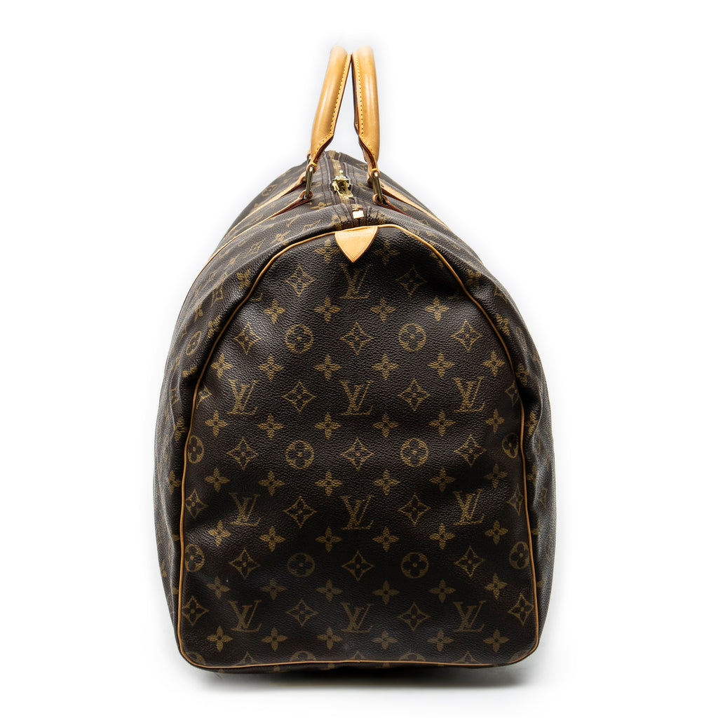 Travel Bag Keepall 60 Brown Monogram Canvas