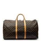 Travel Bag Keepall 60 Brown Monogram Canvas