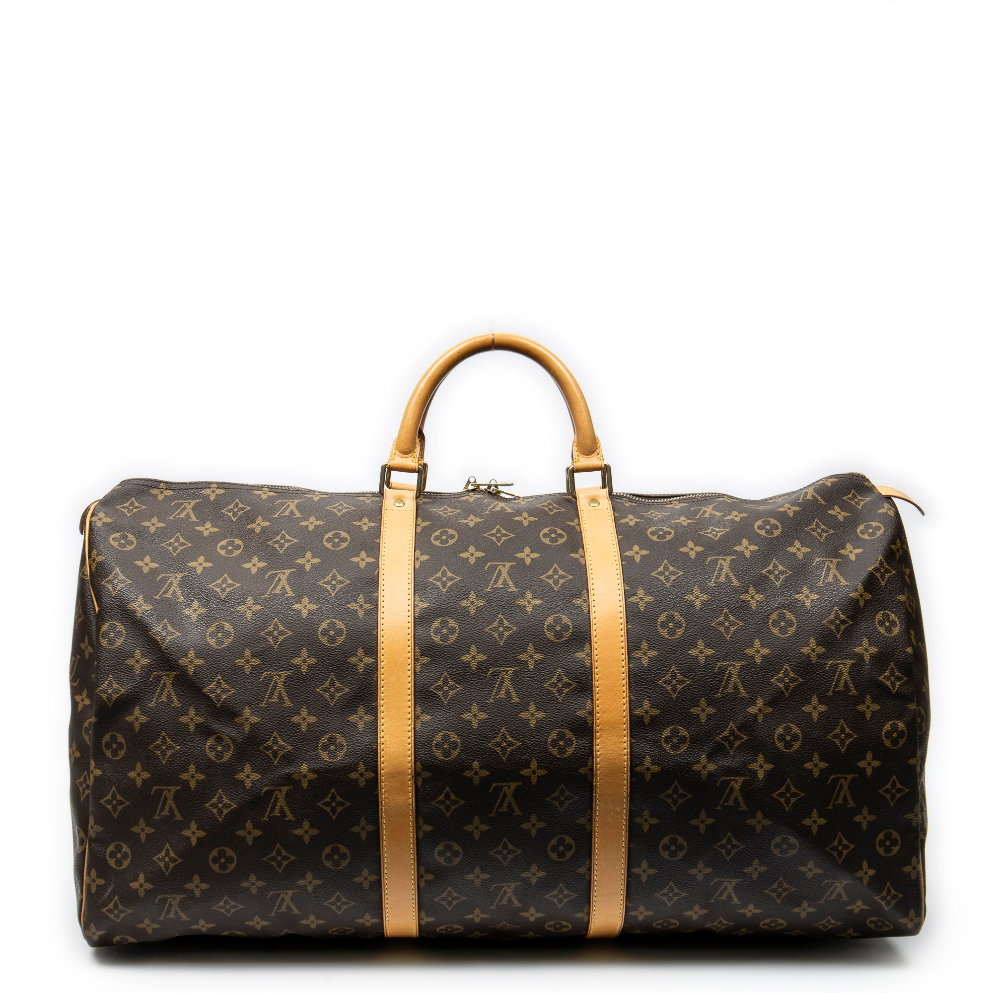 Travel Bag Keepall 60 Brown Monogram Canvas