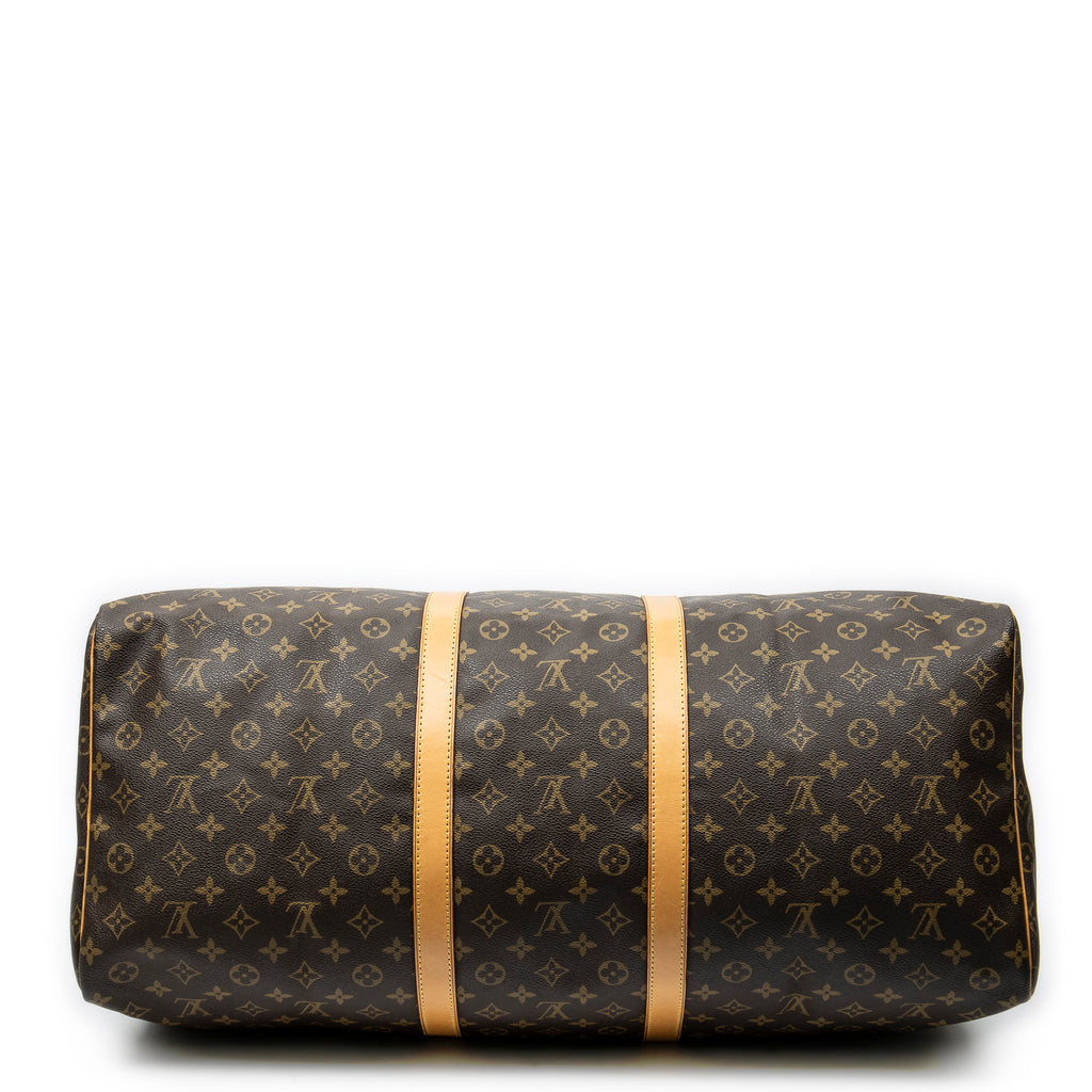Travel Bag Keepall 60 Brown Monogram Canvas
