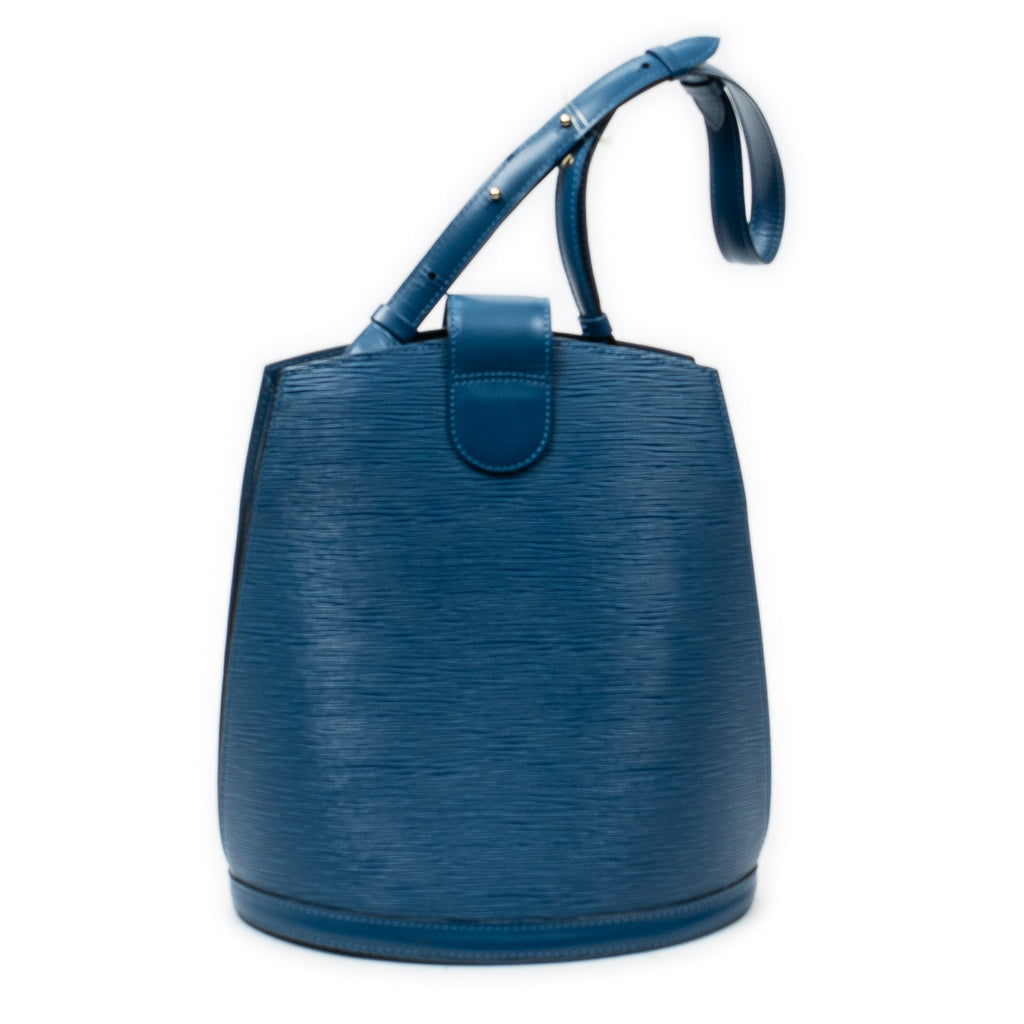 Shoulder Bag Cluny Blue Epi