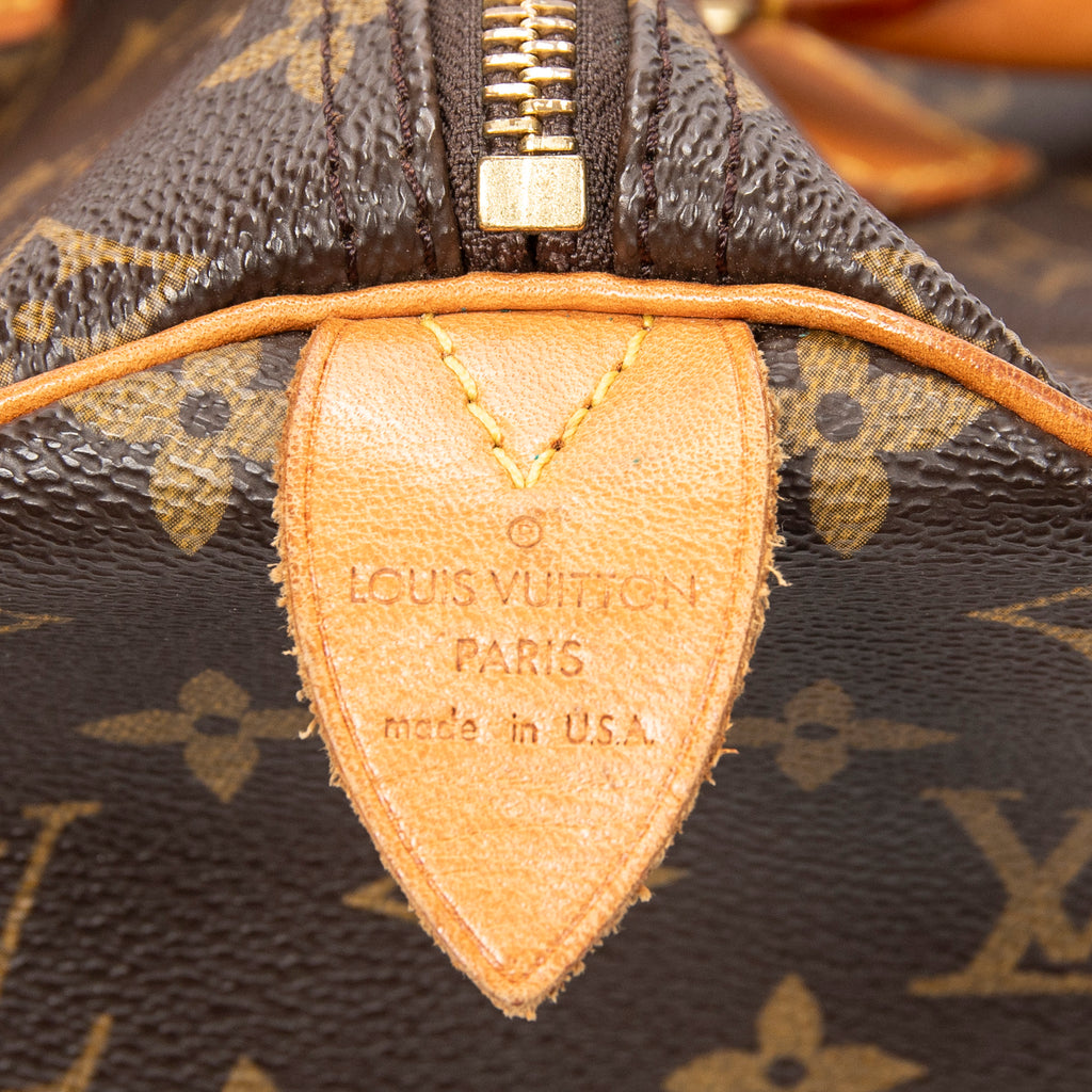 Bolso de mano Speedy 40 Lona Monogram Marrón