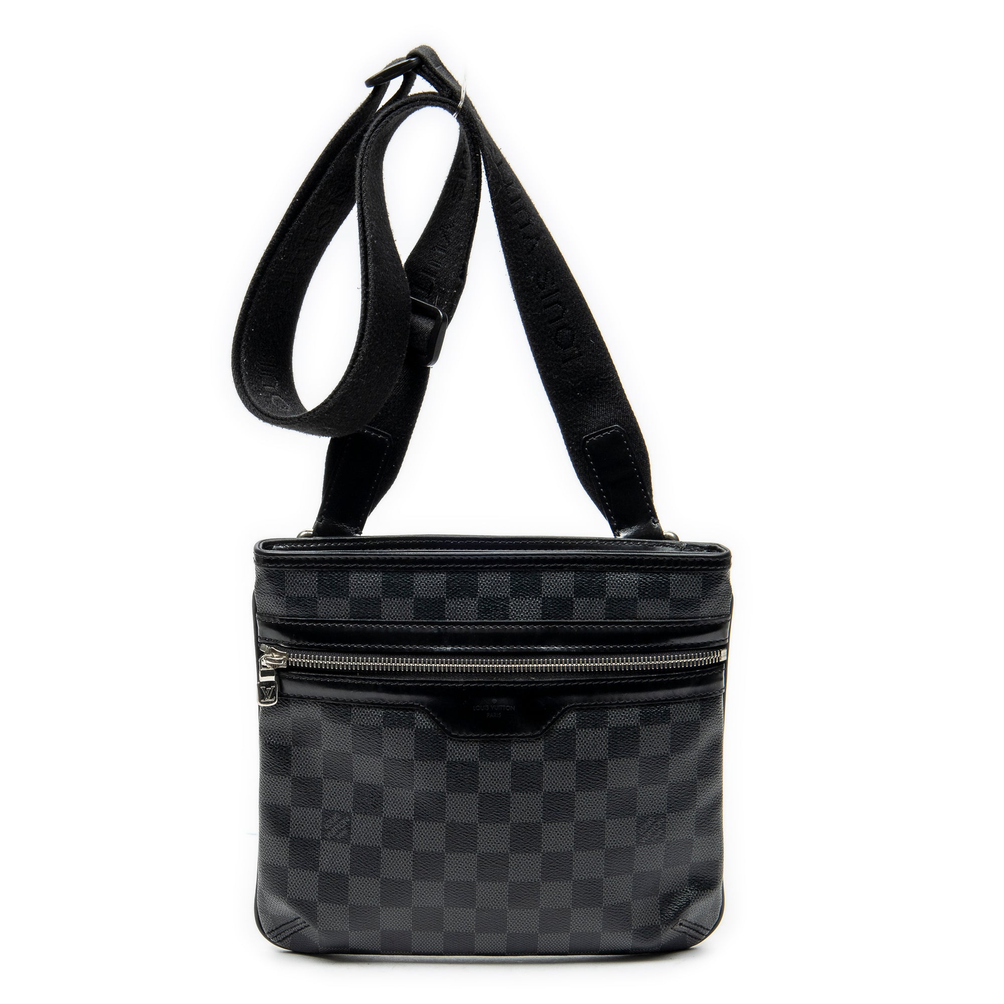 Shoulder Bag Thomas Black Damier Graphite