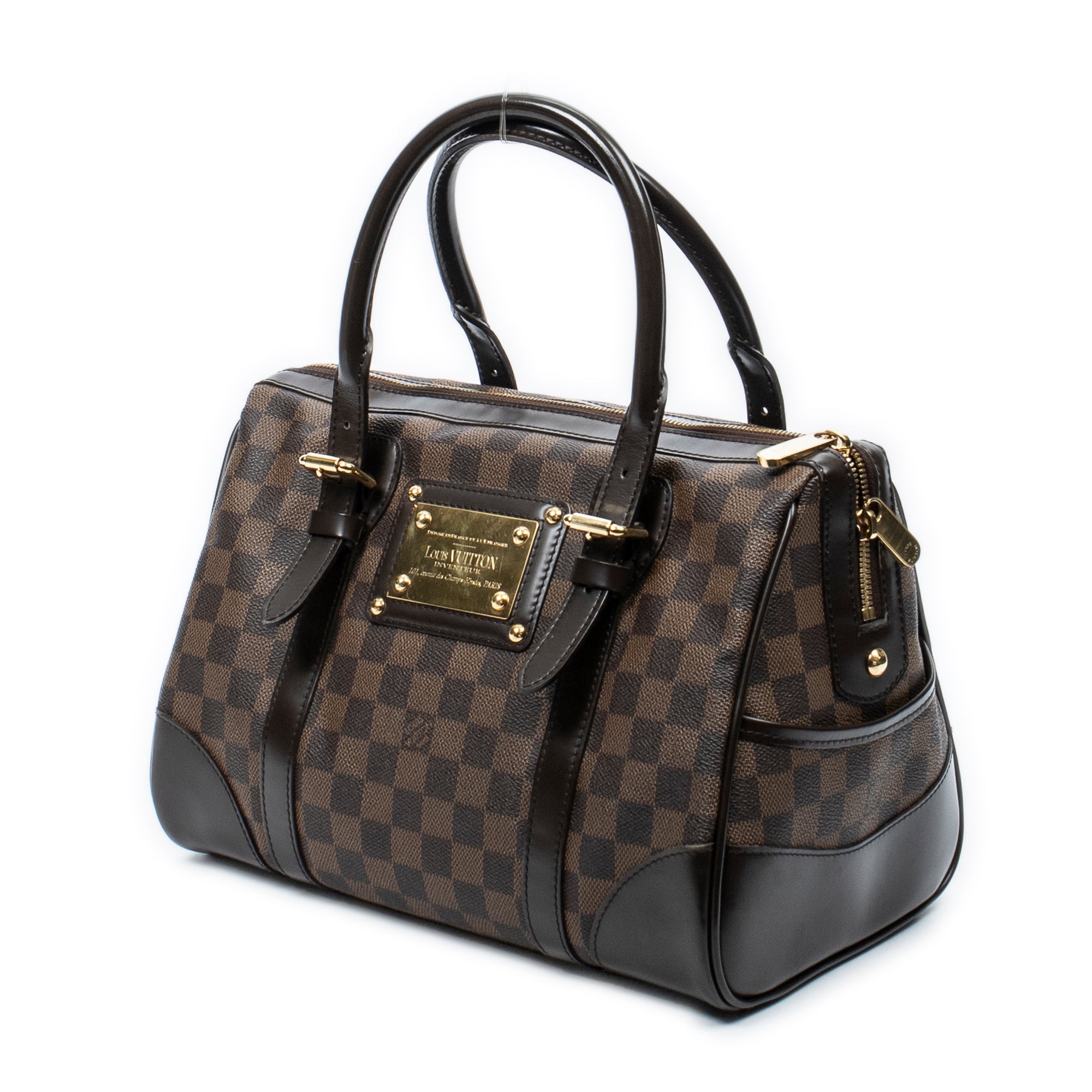 Handbag Berkeley Brown Damier Ebene