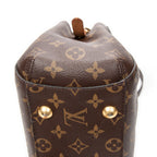 Handbag Montaigne PM Brown Monogram Canvas