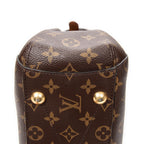 Handbag Montaigne PM Brown Monogram Canvas