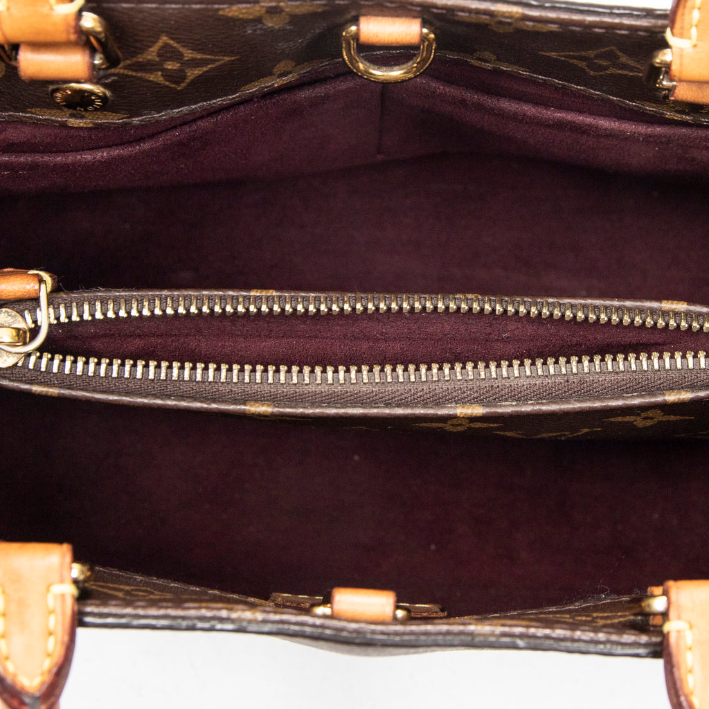 Handbag Montaigne PM Brown Monogram Canvas