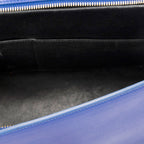 Shoulder Bag Small Tricolor Trapeze Black Calfskin Leather