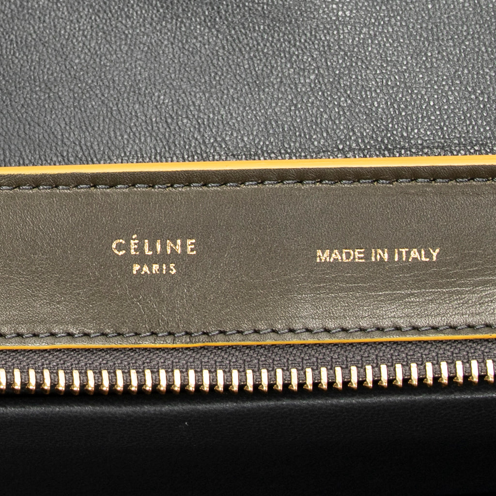 Celine - Trapèze moyen - Vert foncé/Jaune