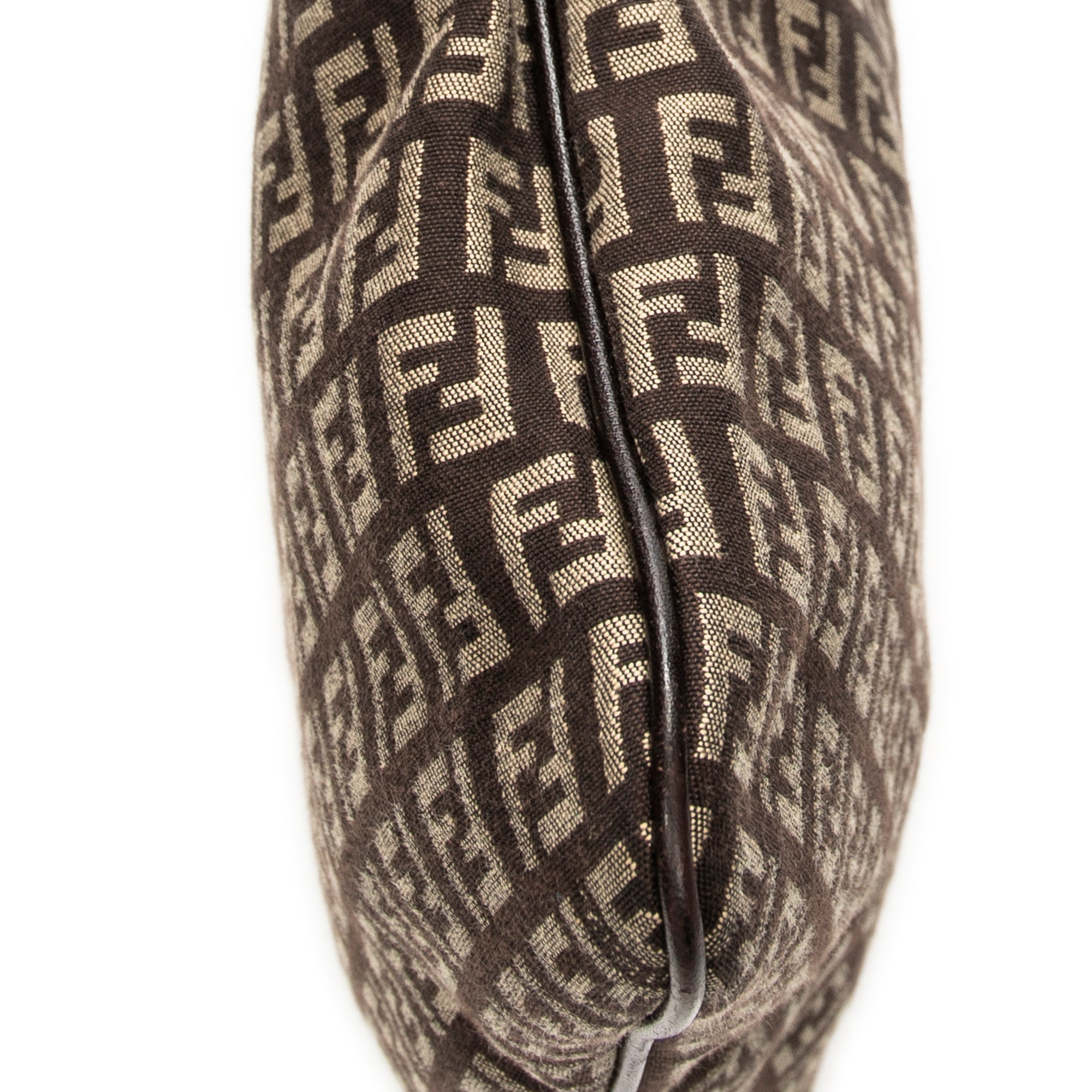 Shoulder Bag Large Flat Crossbody Brown Zucchino Canvas