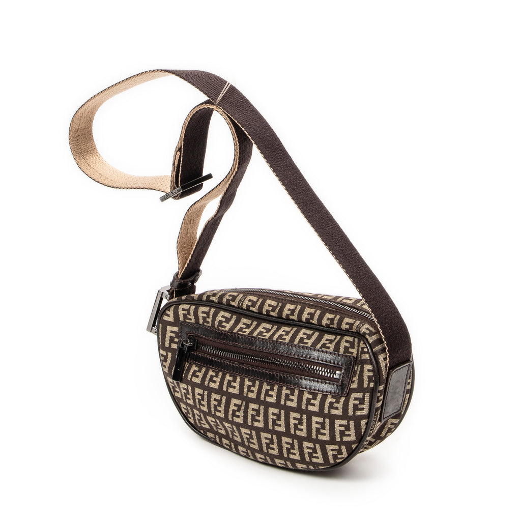 Shoulder Bag Small Crossbody Brown Zucchino Canvas