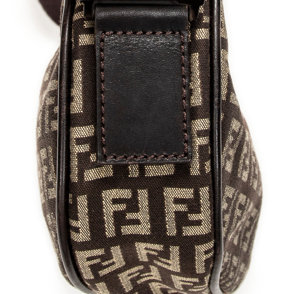 Shoulder Bag Small Crossbody Brown Zucchino Canvas