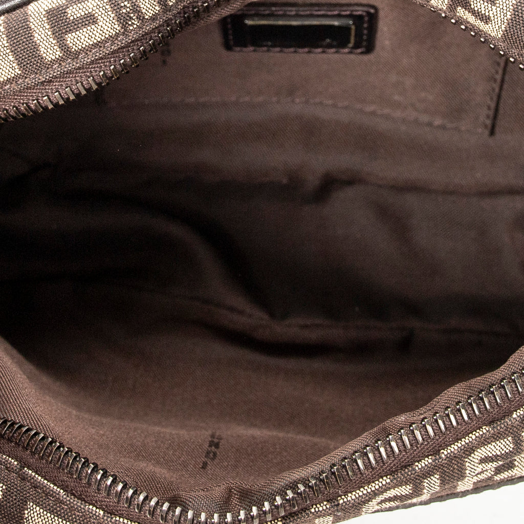 Shoulder Bag Small Crossbody Brown Zucchino Canvas