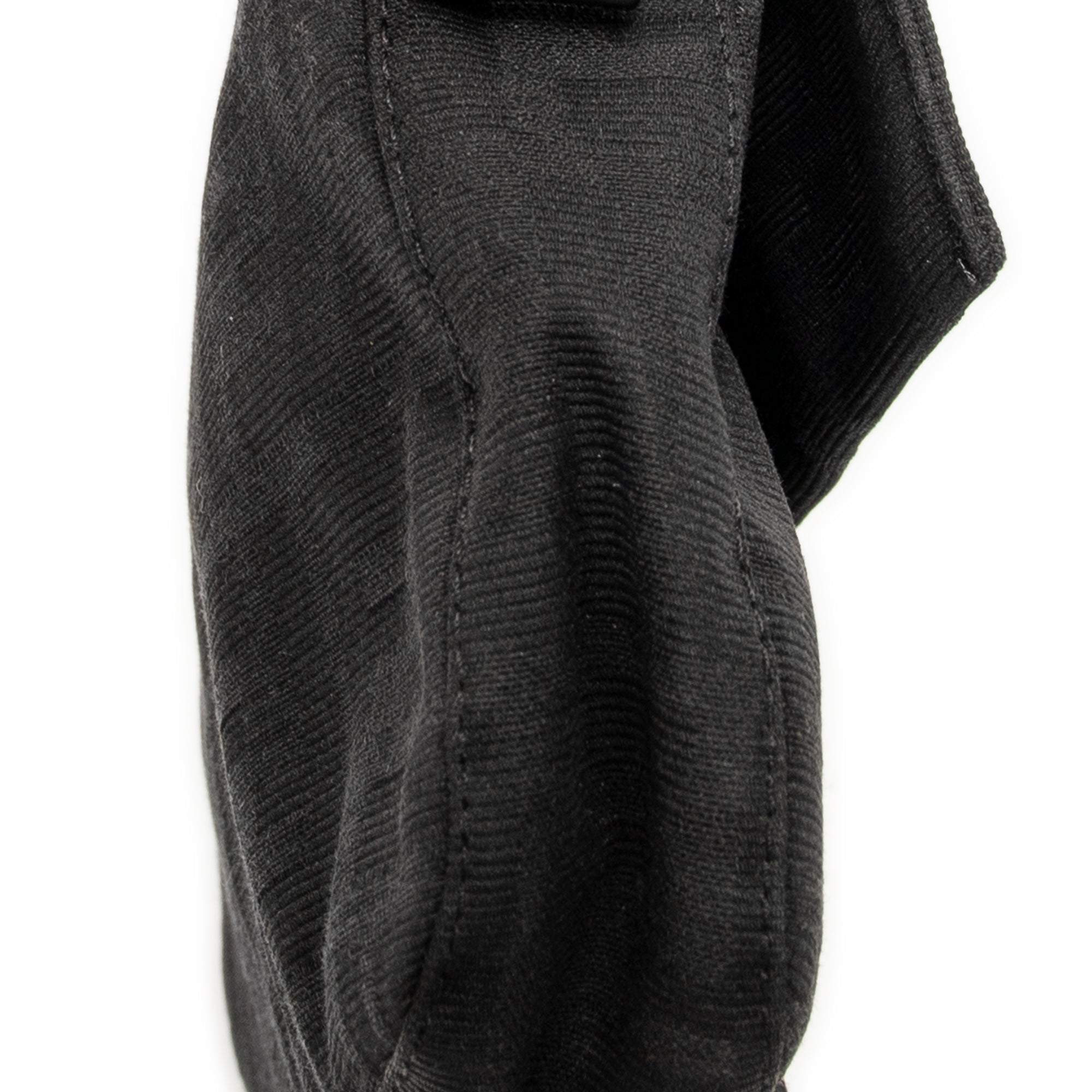 Bolso de Hombro Baguette Negro Lona Zucca