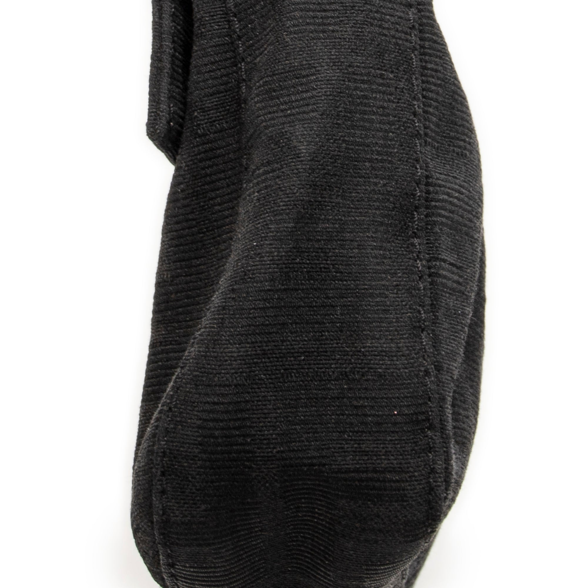 Bolso de Hombro Baguette Negro Lona Zucca