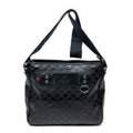 Shoulder Bag Messenger Crossbody Navy Guccissima Leather