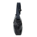 Shoulder Bag Messenger Crossbody Navy Guccissima Leather