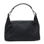 Shoulder Bag Zip Shoulder Bag Black Monogrammed Canvas