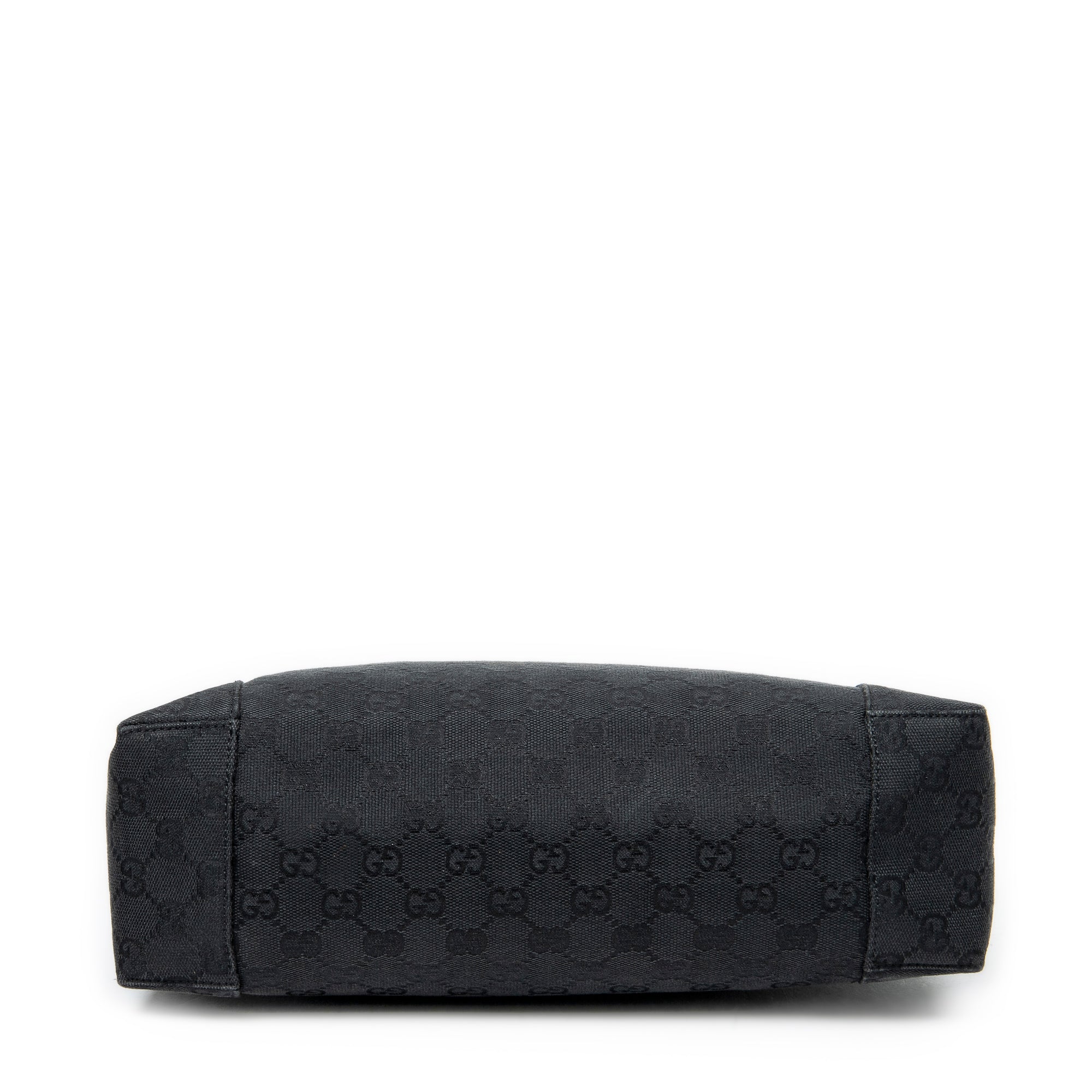 Shoulder Bag Zip Shoulder Bag Black Monogrammed Canvas