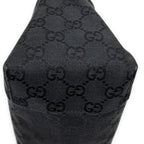 Sac à bandoulière Sac à bandoulière zippé en toile monogrammée noire