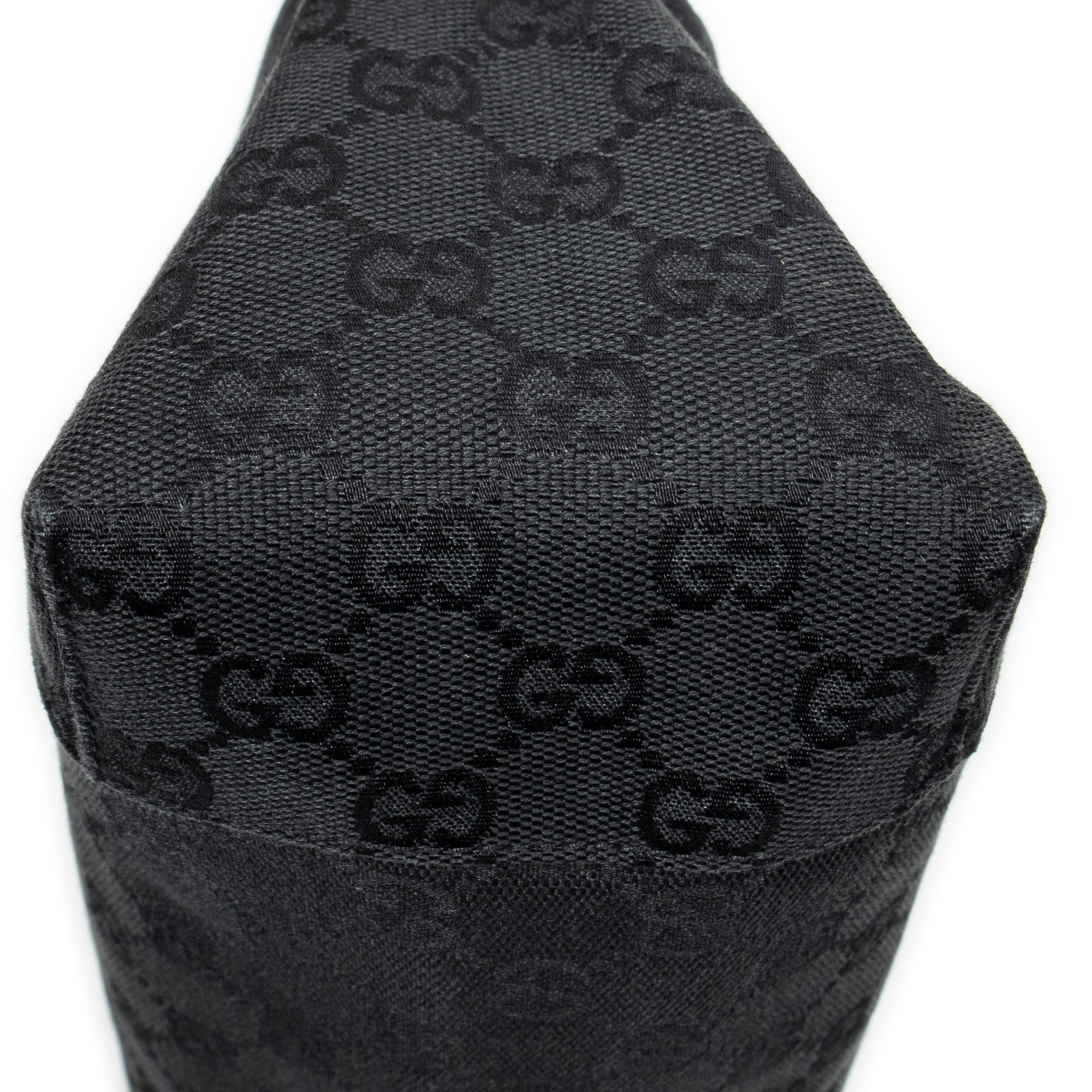 Sac à bandoulière Sac à bandoulière zippé en toile monogrammée noire