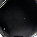Shoulder Bag Zip Shoulder Bag Black Monogrammed Canvas