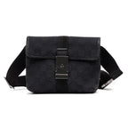 Waist Bag Mini Pushlock Waist Bag Black Monogrammed Canvas