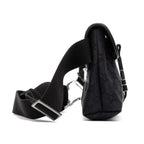 Waist Bag Mini Pushlock Waist Bag Black Monogrammed Canvas