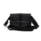 Waist Bag Mini Pushlock Waist Bag Black Monogrammed Canvas