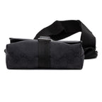 Waist Bag Mini Pushlock Waist Bag Black Monogrammed Canvas
