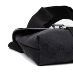 Waist Bag Mini Pushlock Waist Bag Black Monogrammed Canvas