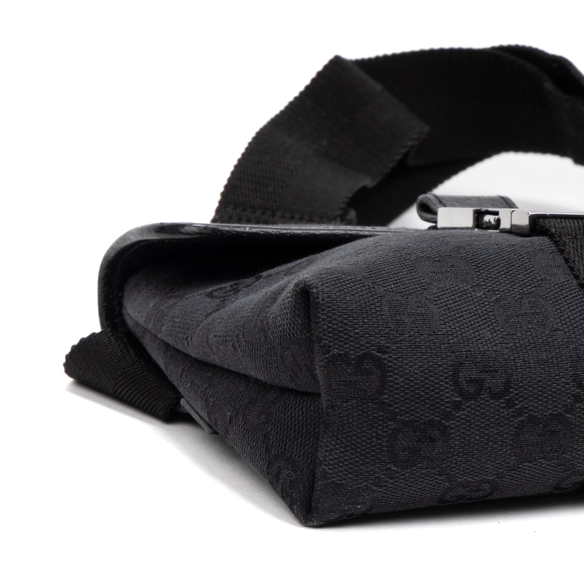 Waist Bag Mini Pushlock Waist Bag Black Monogrammed Canvas