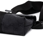 Waist Bag Mini Pushlock Waist Bag Black Monogrammed Canvas