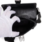 Waist Bag Mini Pushlock Waist Bag Black Monogrammed Canvas