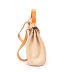 Backpack Herbag a Dos PM Beige Toile H Coated Canvas