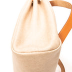 Backpack Herbag a Dos PM Beige Toile H Coated Canvas