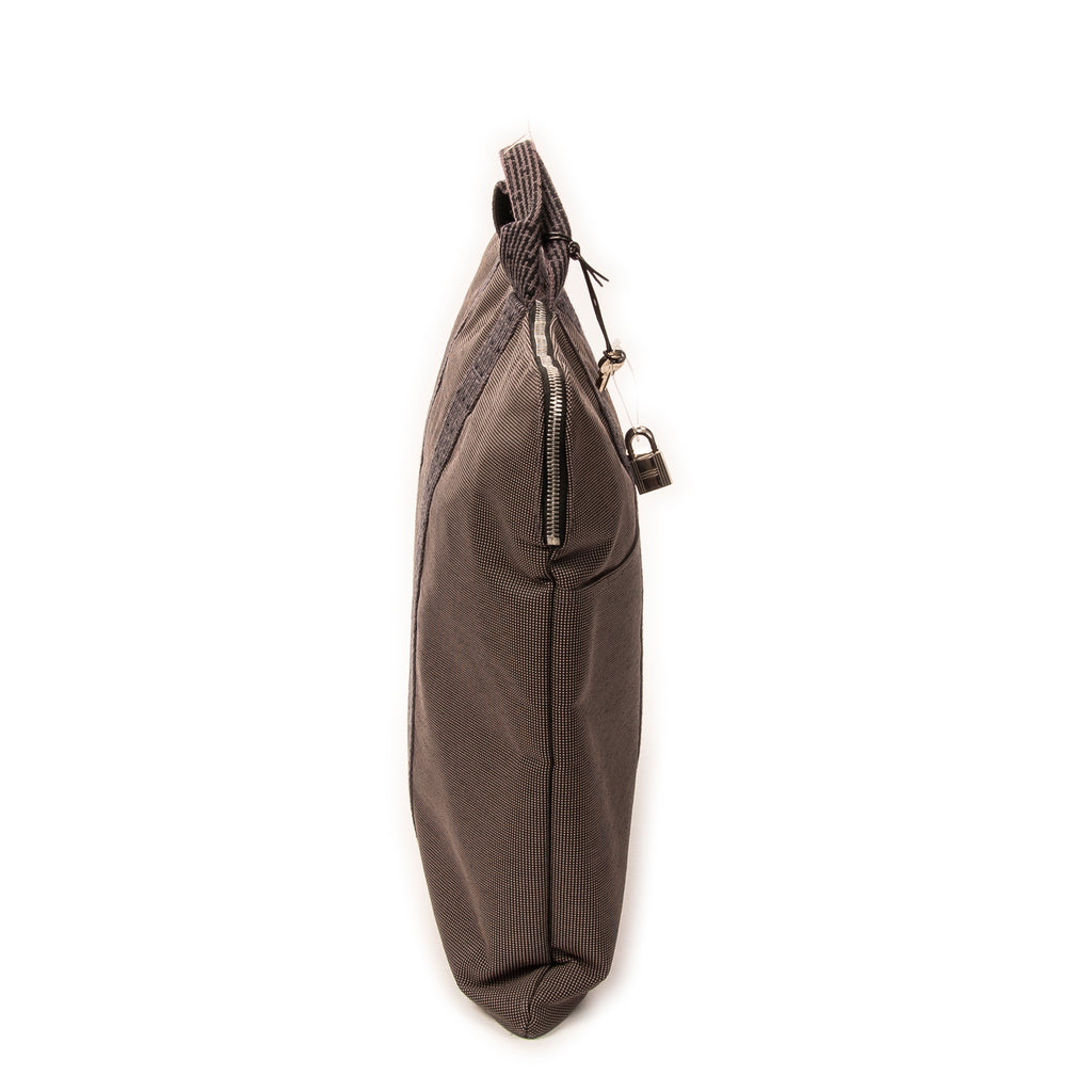 Briefcase Herline Briefcase Attache Gray Toile Canvas