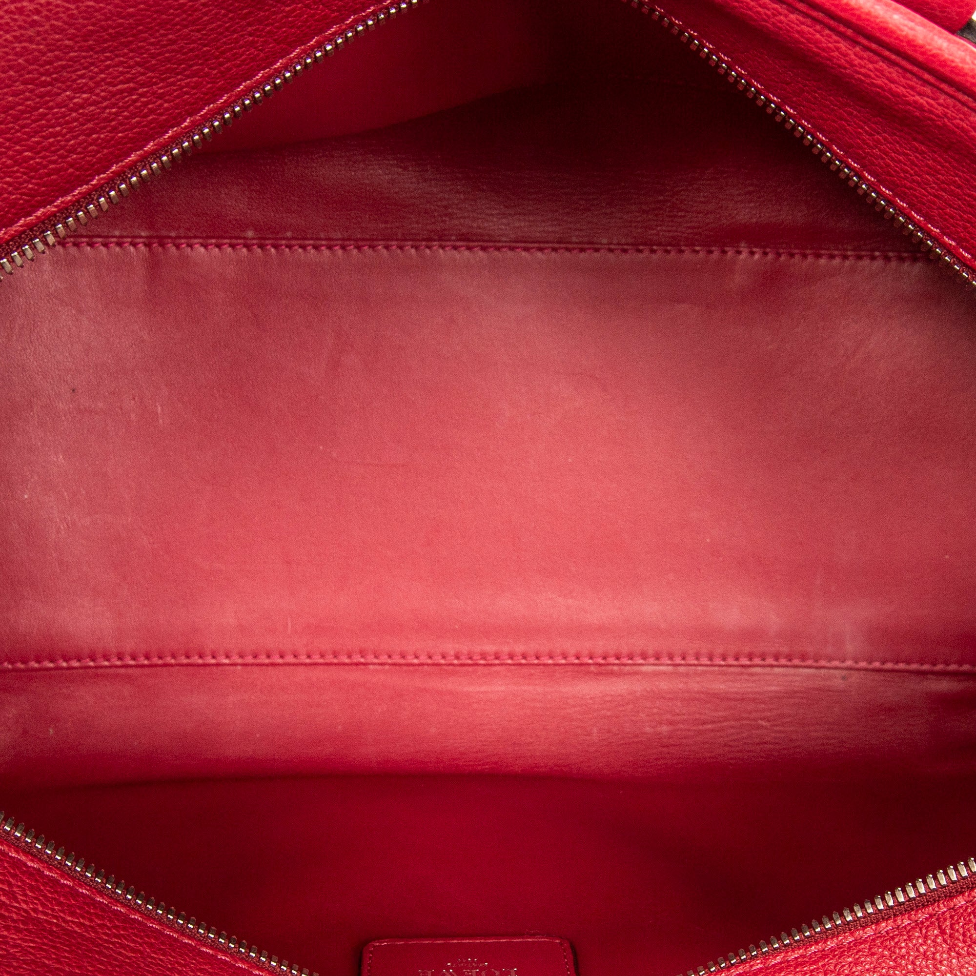 Handbag Amazona 36 Fuchsia Goatskin Leather