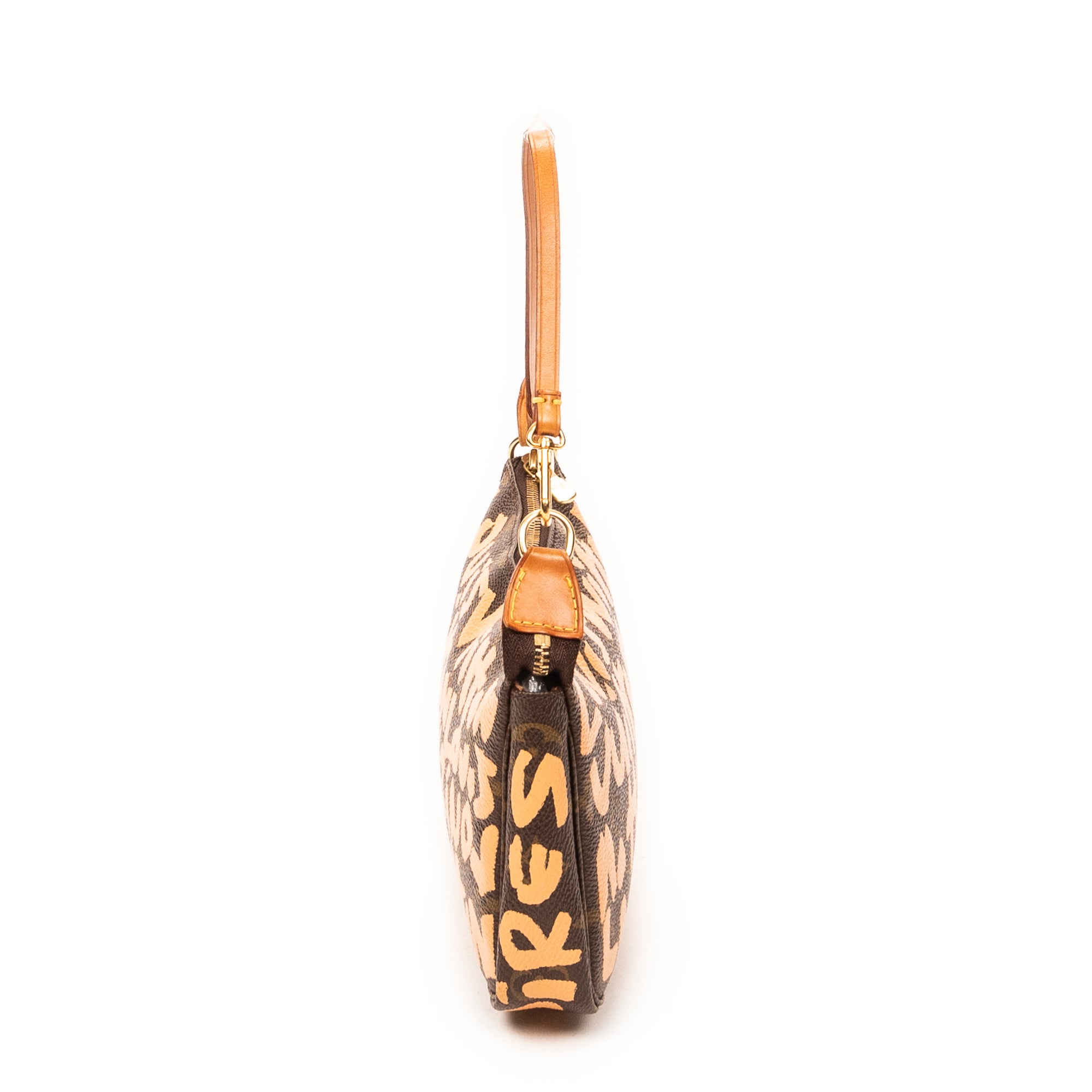 Pouch Pochette Accessoires Brown Monogram Graffiti