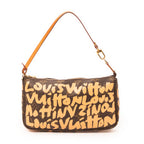 Pouch Pochette Accessoires Brown Monogram Graffiti