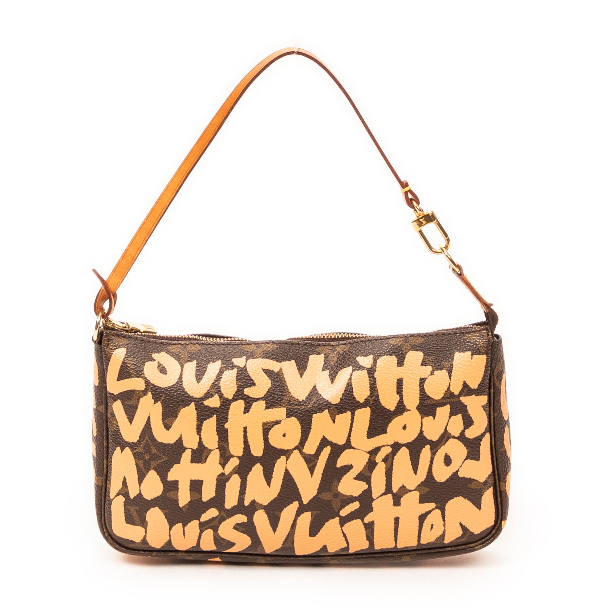 Pouch Pochette Accessoires Brown Monogram Graffiti