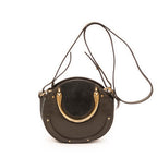 Shoulder Bag Small Pixie Crossbody Dark Green Calfskin Leather