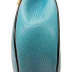 Shoulder Bag Mini Drew Blue Goatskin Leather