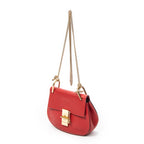 Shoulder Bag Mini Drew Red Goatskin Leather