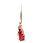 Shoulder Bag Mini Drew Red Goatskin Leather